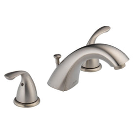 Classic Two Handle Widespread Bathroom Faucet with Lever Handles/Drain