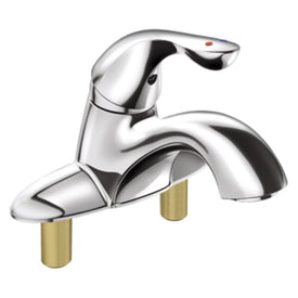 Classic Single Handle Centerset Bathroom Faucet with Lever Handle