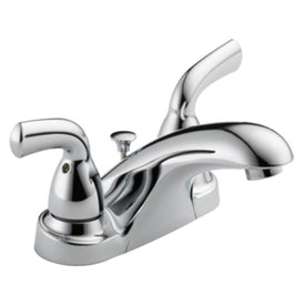 Foundations Two Handle Centerset Bathroom Faucet with Drain