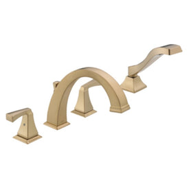 Dryden Two Handle 4-Hole Roman Tub Faucet with Handshower