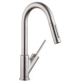 AXOR Starck Single Handle Pull-Down Kitchen Prep Faucet with Magnetic Docking