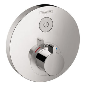 Shower Select E Round Thermostatic Single-Function Trim