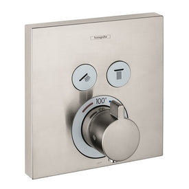 Shower Select E Square Thermostatic Two-Function Trim