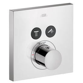 AXOR Shower Select Square Thermostatic Two-Function Trim