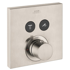 AXOR Shower Select Square Thermostatic Two-Function Trim