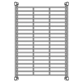 Ikon 14-4/8"L x 10"W Stainless Steel Floating Sink Grid