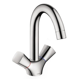 Logis 150 Two Handle Single Hole Bathroom Faucet with Drain