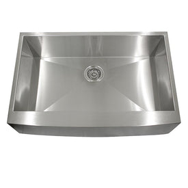 Pro Series 33" Single Bowl Undermount Stainless Steel Apron Front Kitchen Sink