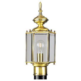 BrassGuard Single-Light Post Lantern