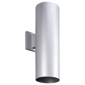 6" Cylindrical Two-Light Halogen Wall Lantern