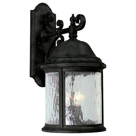 Ashmore Three-Light Wall Lantern with Top-Mount Bracket