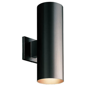 5" Cylindrical Two-Light LED Wall Lantern