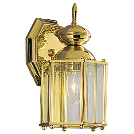 BrassGuard Single-Light Wall Lantern