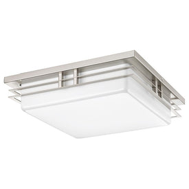 Helm Two-Light Ceiling/Wall LED Flush Mount Light with AC LED Module