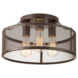 Swing Three-Light Flush Mount Ceiling Light