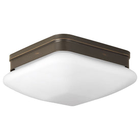 Appeal 9" Two-Light Flush Mount Ceiling Light with Opal Glass