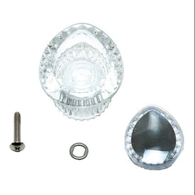 Replacement Clear Plastic Knob Handle Kit