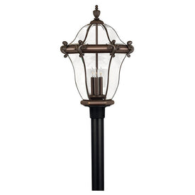 San Clemente Three-Light Post Lantern