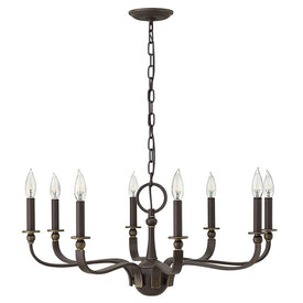 Rutherford Eight-Light Single-Tier Chandelier