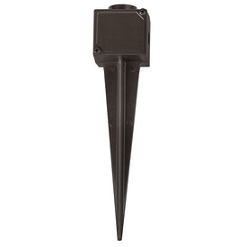 9" Landscape Ground Spike with Junction Box