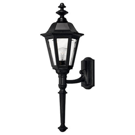 Manor House Four-Light Small Torch-Style Wall-Mount Lantern
