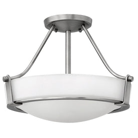 Hathaway Single-Light LED Semi-Flush Mount Ceiling Light