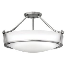 Hathaway Single-Light LED Semi-Flush Mount Ceiling Light