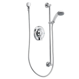 Commercial Posi-Temp Shower/Handshower System with Slide Bar without Shower Head