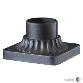 Signature Square Fluted Outdoor Post Lantern Adapter
