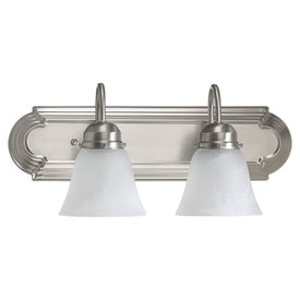 Signature Two-Light Bathroom Vanity Fixture