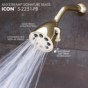 S-2251-PB Bathroom/Bathroom Tub & Shower Faucets/Showerheads