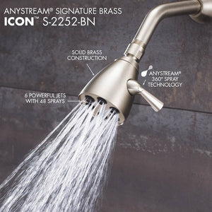 S-2252-BN-E2 Bathroom/Bathroom Tub & Shower Faucets/Showerheads