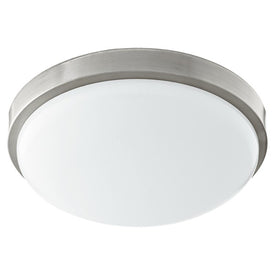 Signature Single-Light 15-Watt Rectangular Single-Light LED Round Flush Mount Ceiling Fixture