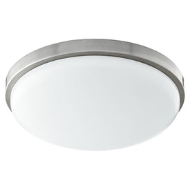 Signature Single-Light 23-Watt Rectangular Single-Light LED Round Flush Mount Ceiling Fixture