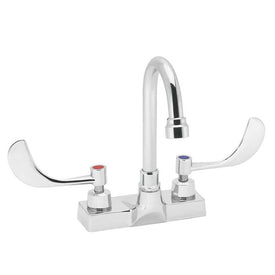 Commander Two-Handle 4" Centerset Bathroom Faucet with Gooseneck Spout