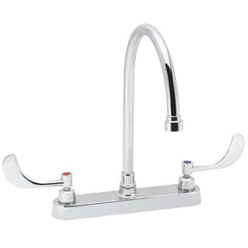 Commander Two-Handle 8" Centerset Bathroom Faucet with Gooseneck Spout