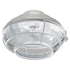 Hudson 9.75" W x 6.5" H CFL Patio Ceiling Fan Light Kit