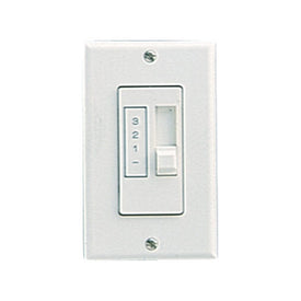 Ceiling Fan Slider Switch Wall Plate without Light Control
