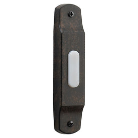 1"W x 4.5"H Rectangular Lighted Doorbell Button