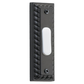 1.25"W x 3.5"H Rectangular Lighted Doorbell Button