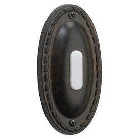 2.25"W x 4.25"H Oval Lighted Doorbell Button
