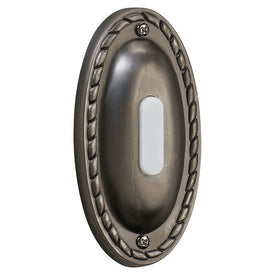 2.25"W x 4.25"H Oval Lighted Doorbell Button