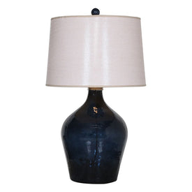 Lamone Blue Glass Table Lamp