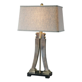 Yerevan Wood Leg Table Lamp