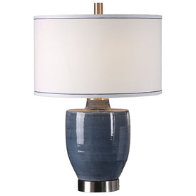 Sylvaine Blue-Gray Glaze Table Lamp
