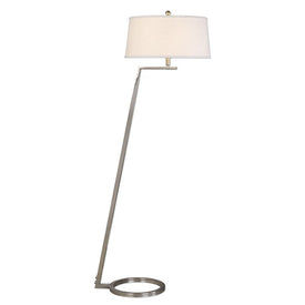 Ordino Modern Nickel Floor Lamp
