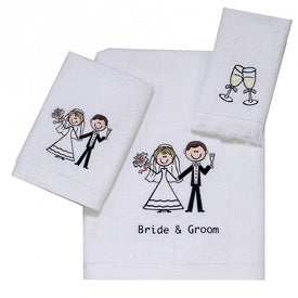 Bride & Groom Bath Towel