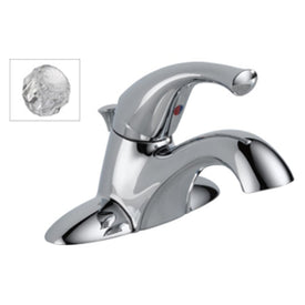 Classic Single Handle Centerset Bathroom Faucet with Drain