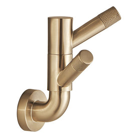 Litze Double Robe Hook with Knurling