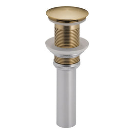 Replacement Push Button Pop-Up Drain Assembly without Overflow